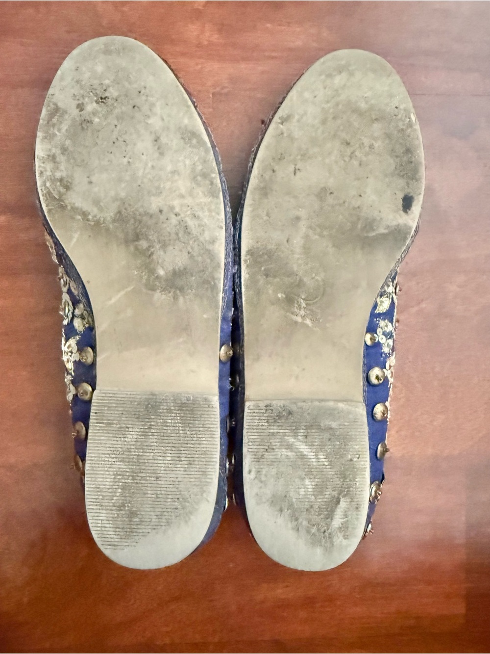 Anthropologie Embellished Ballet Flats Size 5 - Picture 3 of 8